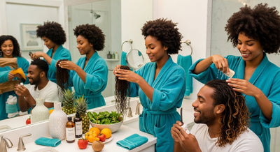 soins capillaires naturels, routine cheveux sains, astuces beauté