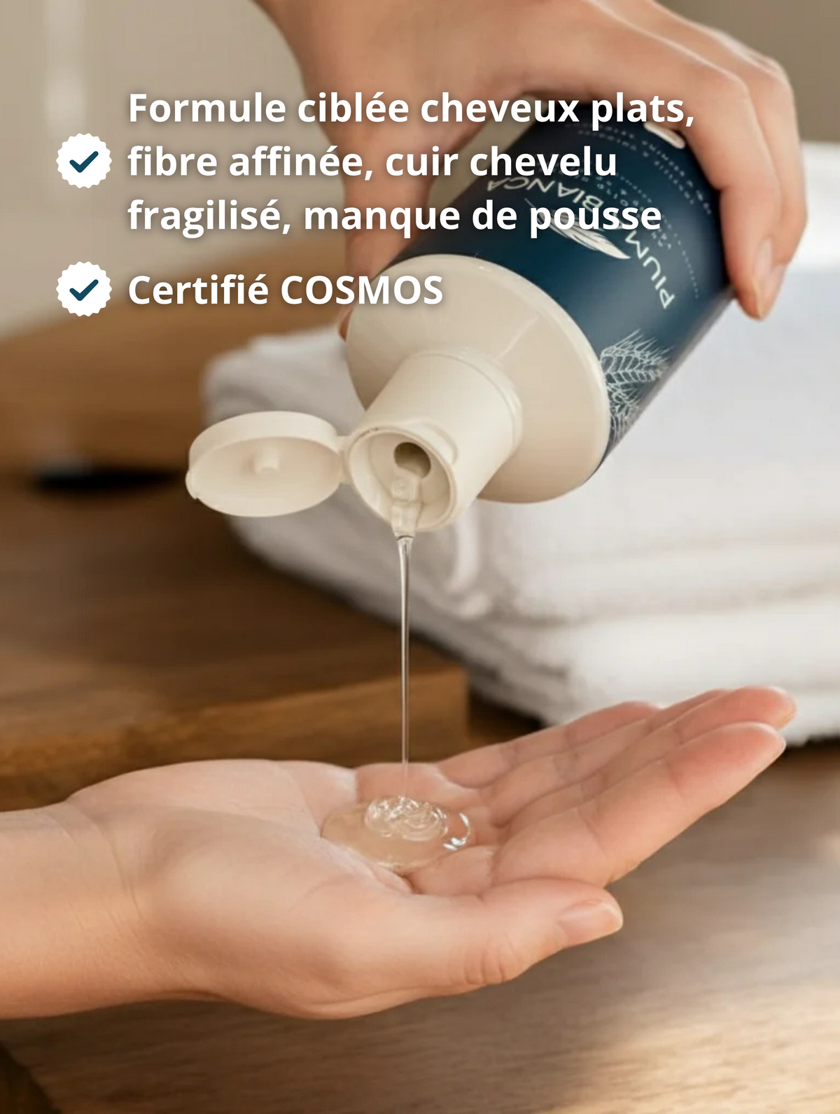 Shampoing-Traitement Bianca – Volume & Nutrition - Piuma Bianca